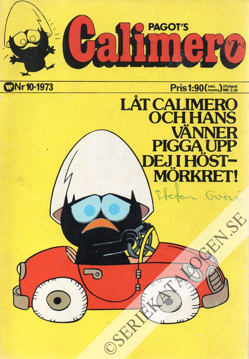 Framsida på Calimero #10 (1973)
