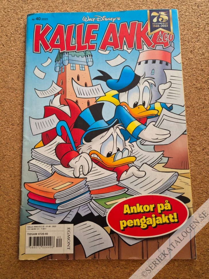 Framsida på Kalle Anka & C:o #40 (2023)