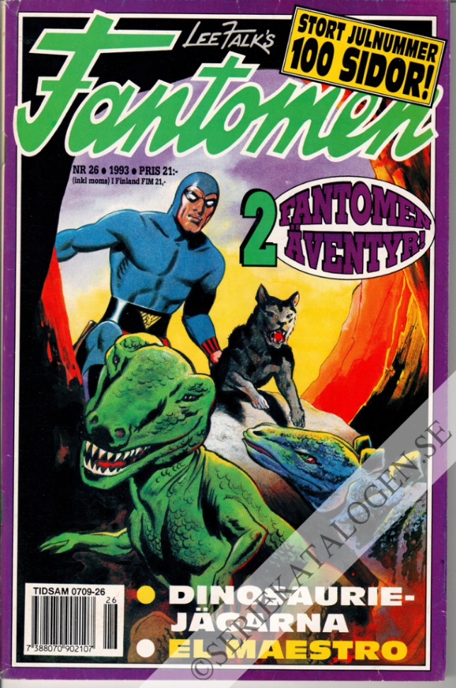 Framsida på Fantomen #26 (1993)