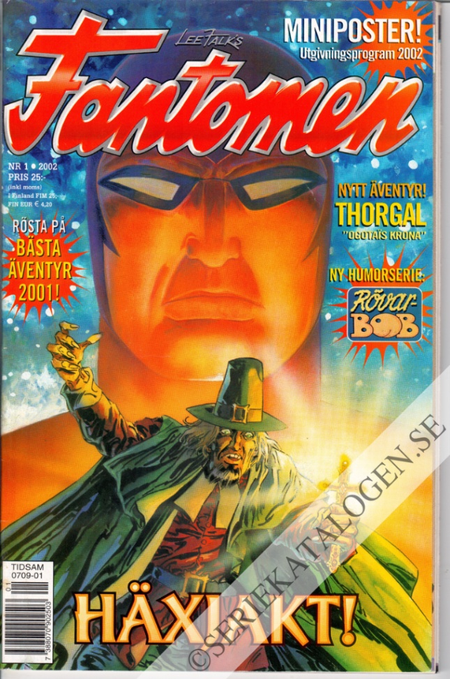 Framsida på Fantomen #1 (2002)