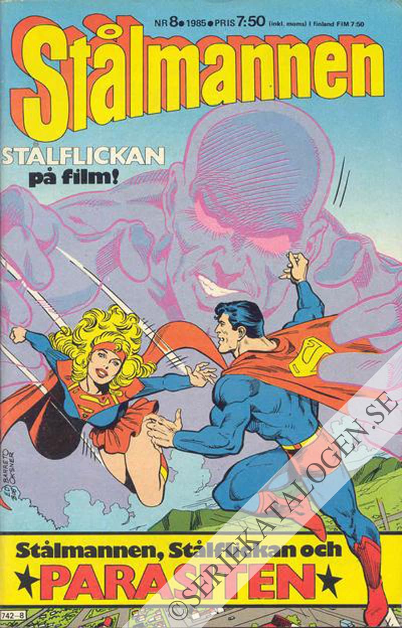 Framsida på Stålmannen #8 (1985)