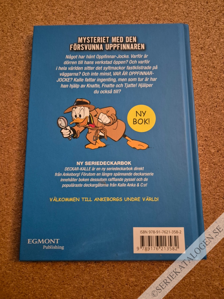 Baksida på Den försvunna uppfinnaren (2018)