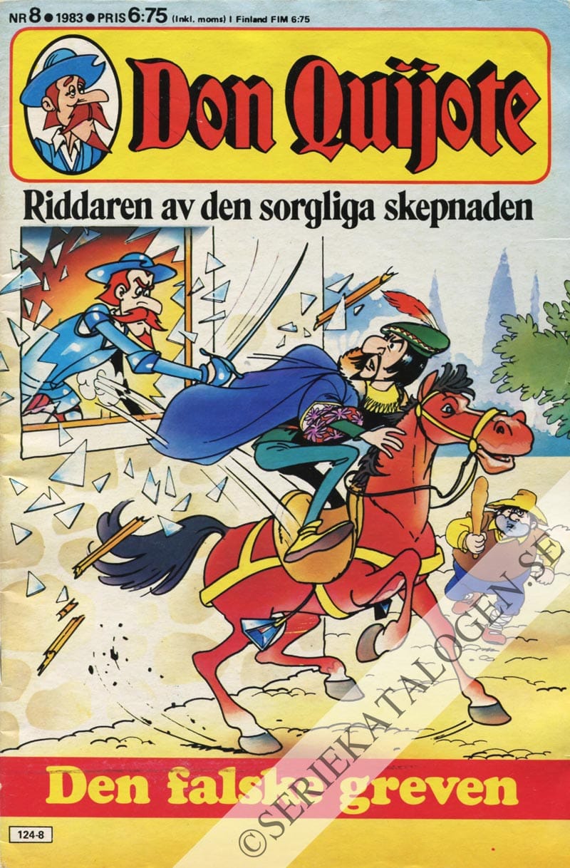 Framsida på Don Quijote Den falske greven (1983)