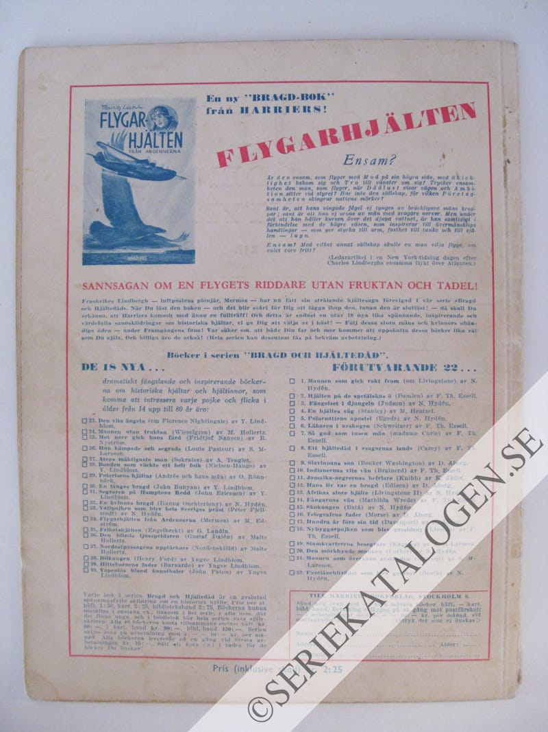 Baksida på Olle på nya äventyr (1944)