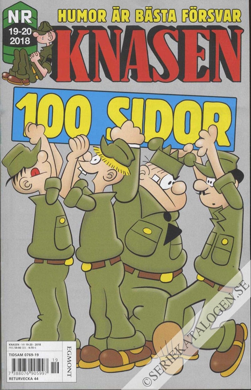 Framsida på Knasen #19-20 (2018)