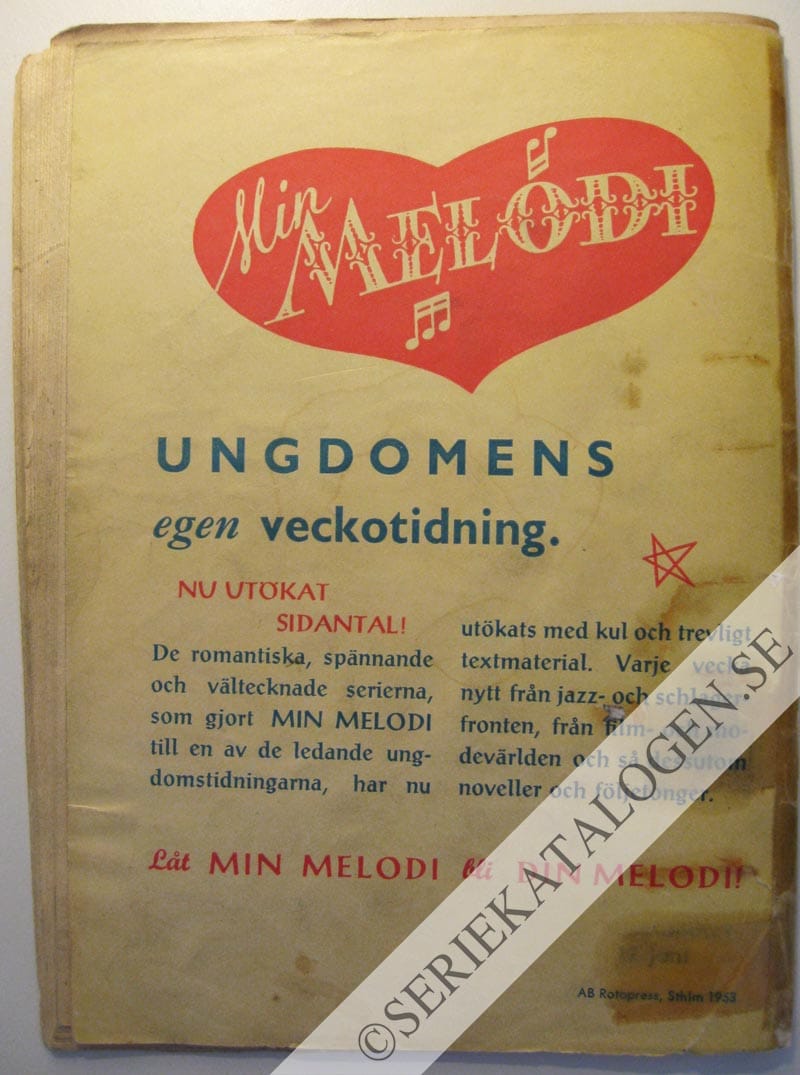 Baksida på Marion - mannekängen (1953)