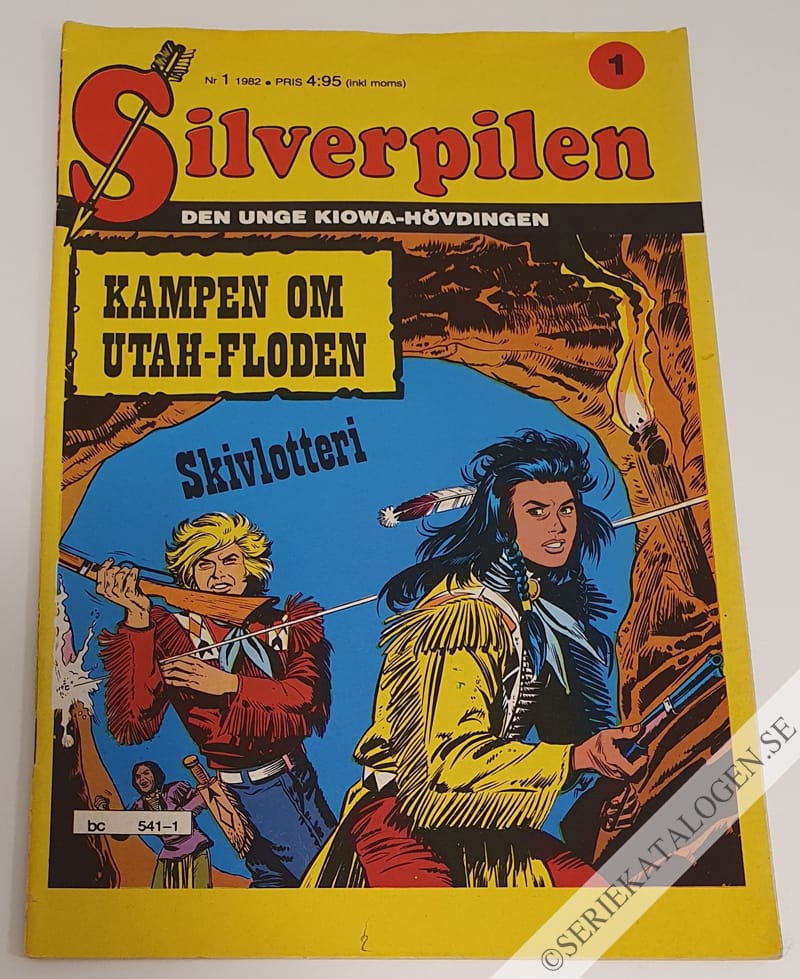Framsida på Silverpilen #1 (1982)