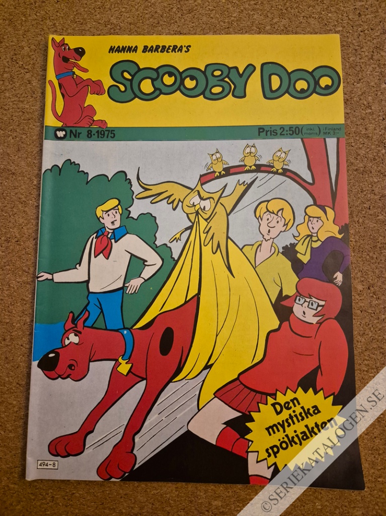 Framsida på Scooby Doo #8 (1975)