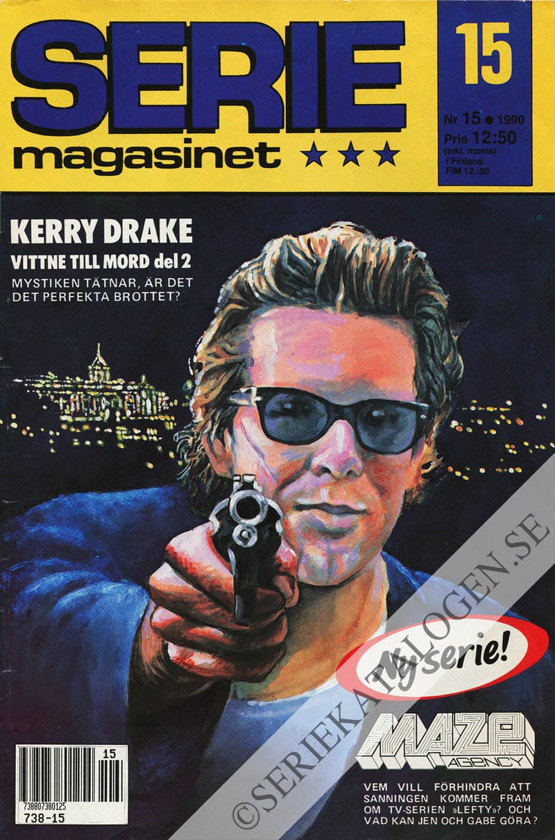 Framsida på Seriemagasinet #15 (1990)