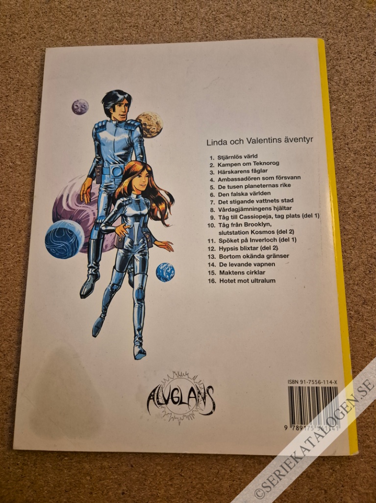 Baksida på Hotet mot Ultralum (1996)