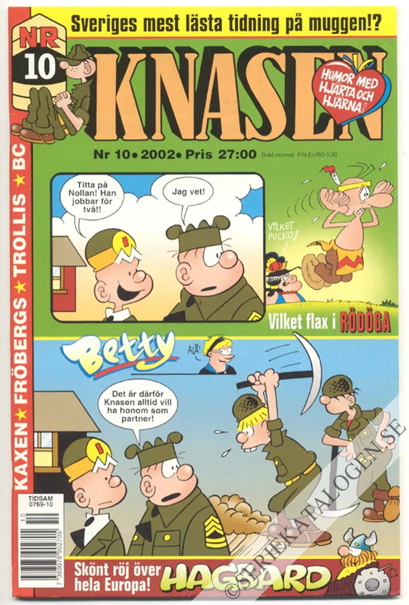 Framsida på Knasen #10 (2002)
