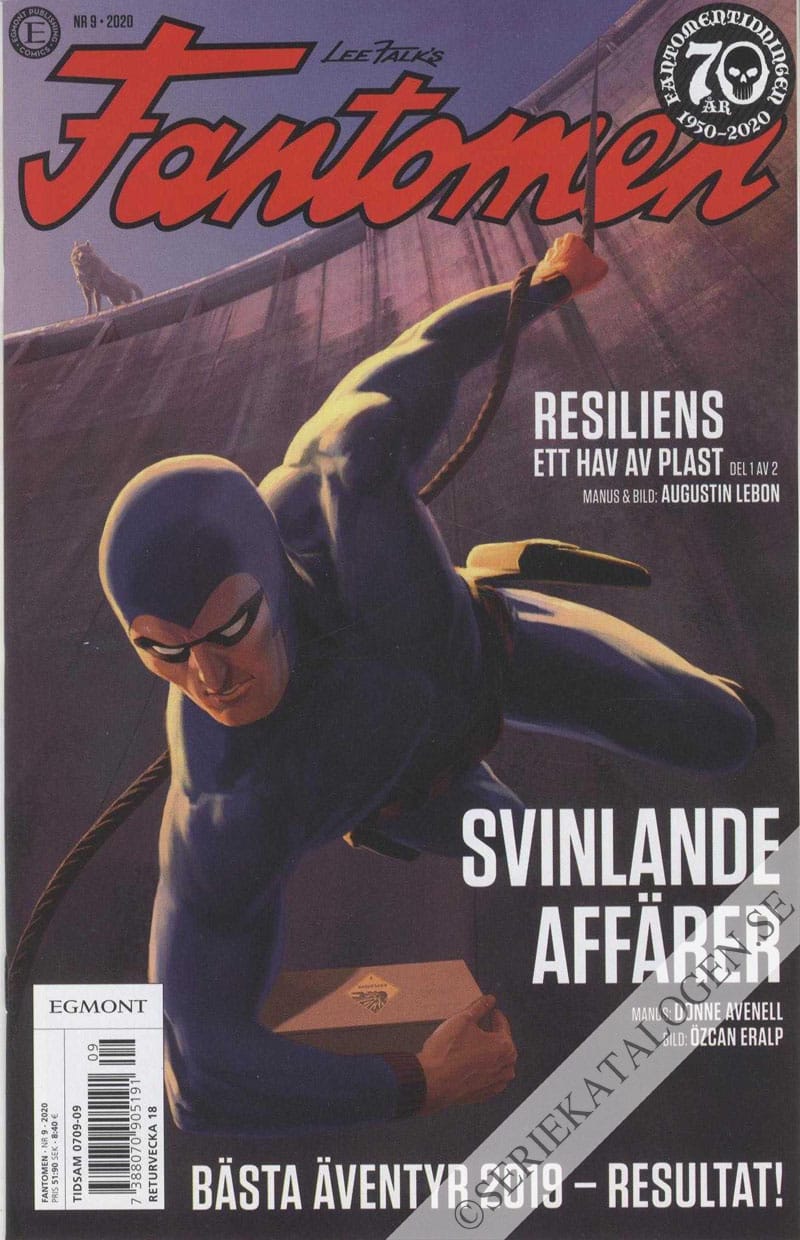 Framsida på Fantomen #9 (2020)