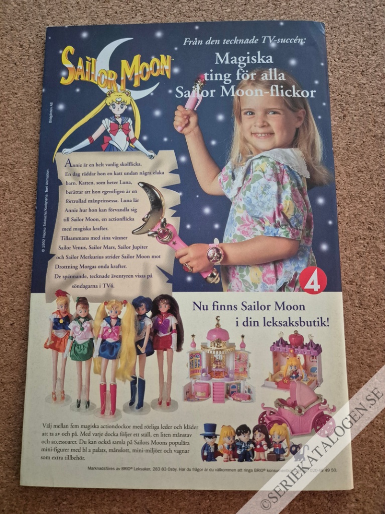 Baksida på Mysteriet med den mystiska sömnblomman (1996)