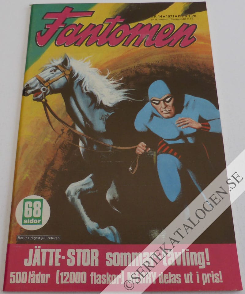 Framsida på Fantomen #14 (1971)