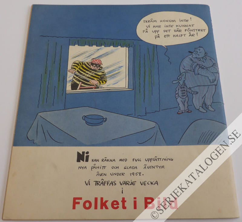 Baksida på Mystiska öden och äventyr (1951)
