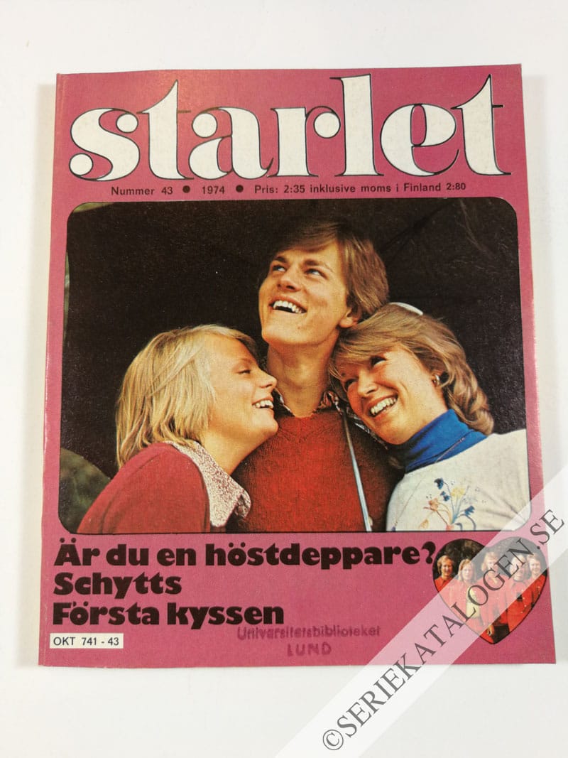 Framsida på Starlet #43 (1974)