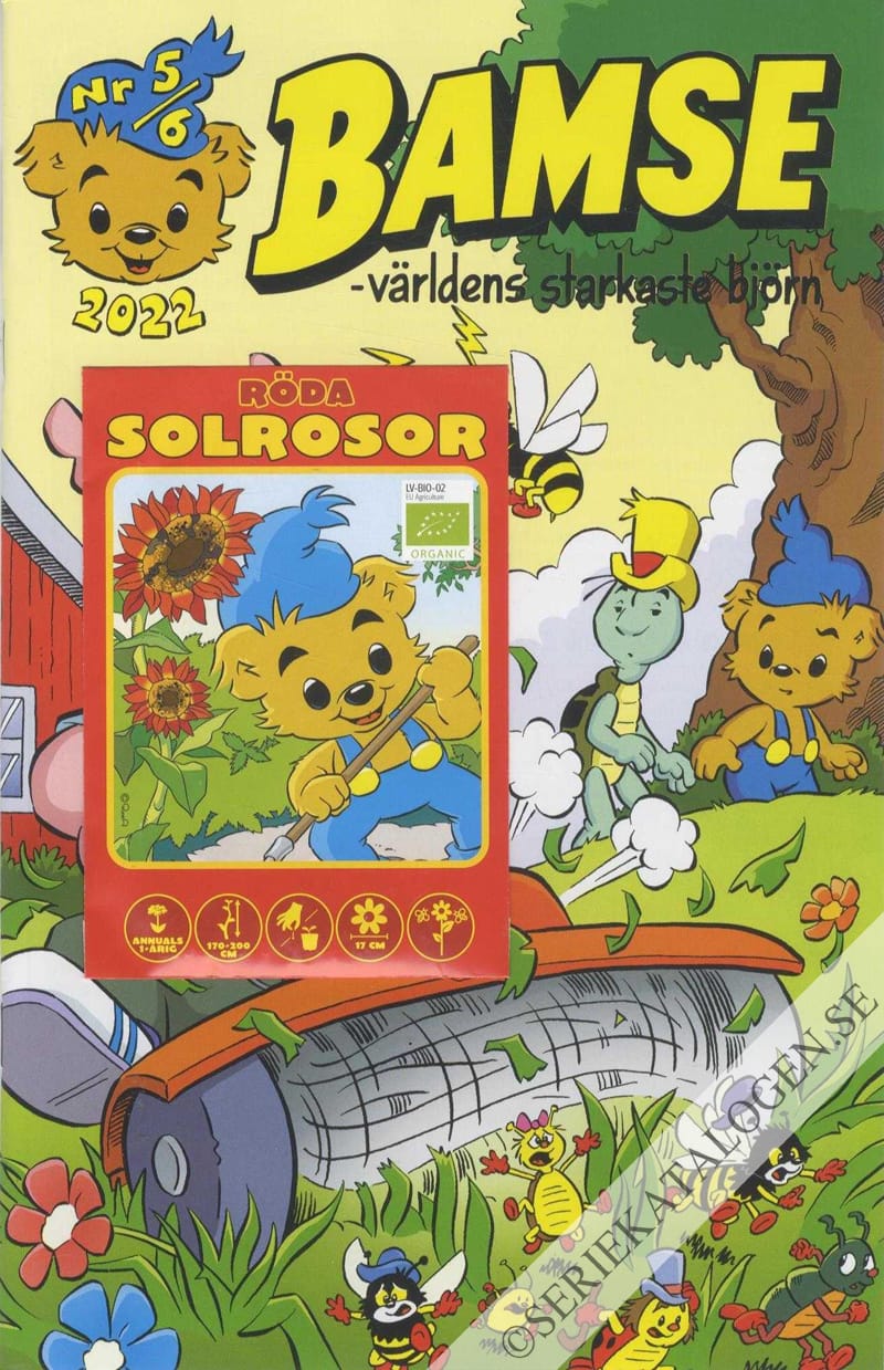 Framsida på Bamse #5-6 (2022)