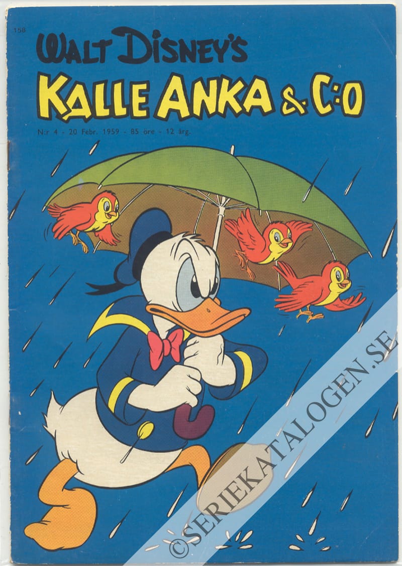 Framsida på Kalle Anka & C:o #4 (1959)