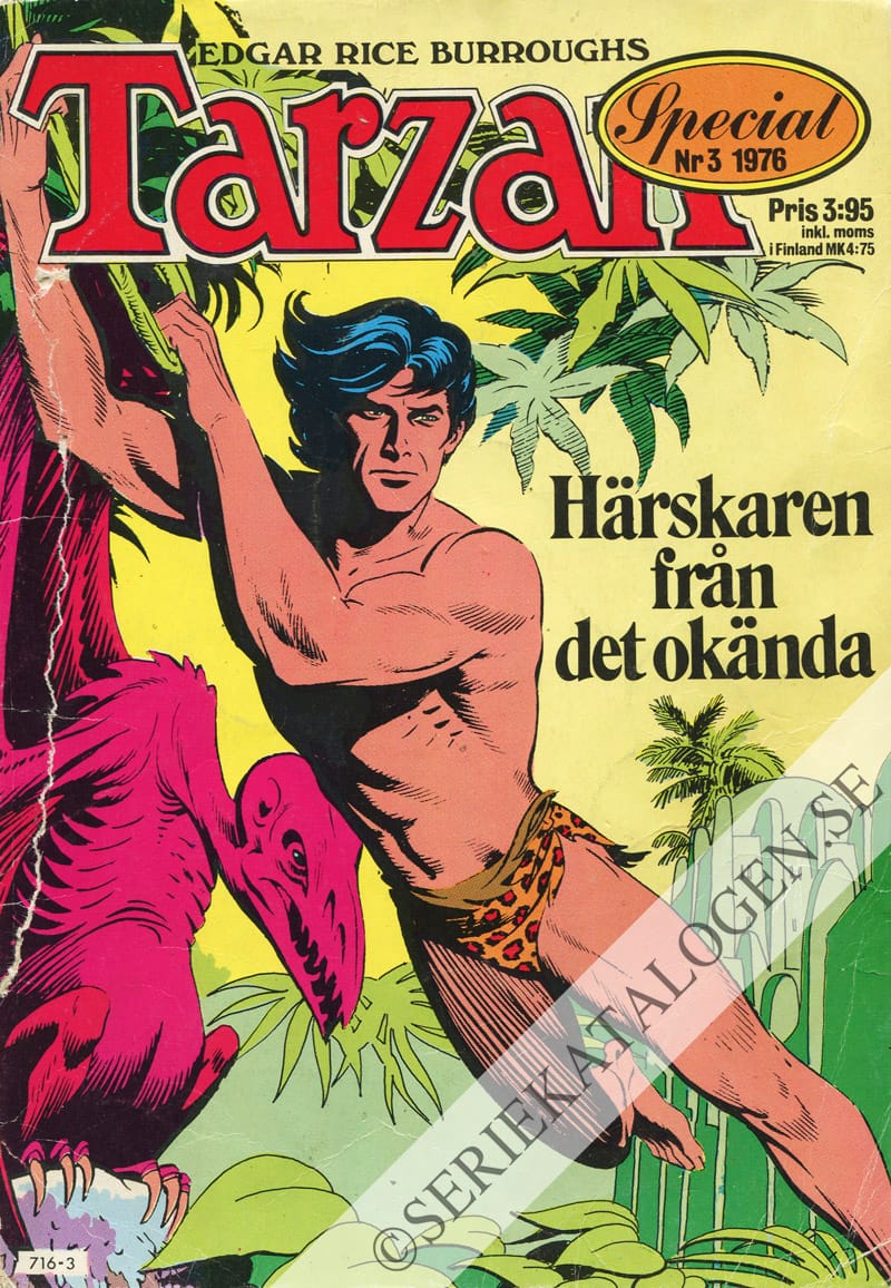 Framsida på Tarzan special Härskaren från det okända (1976)