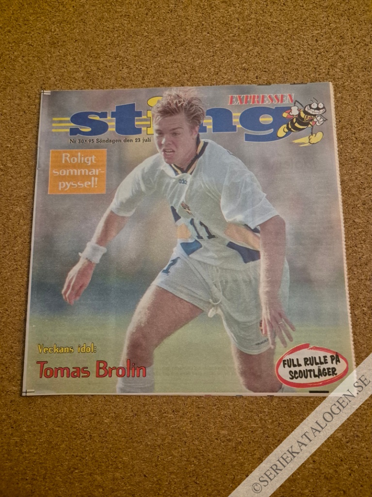 Framsida på Sting-Expressen #30 (1995)