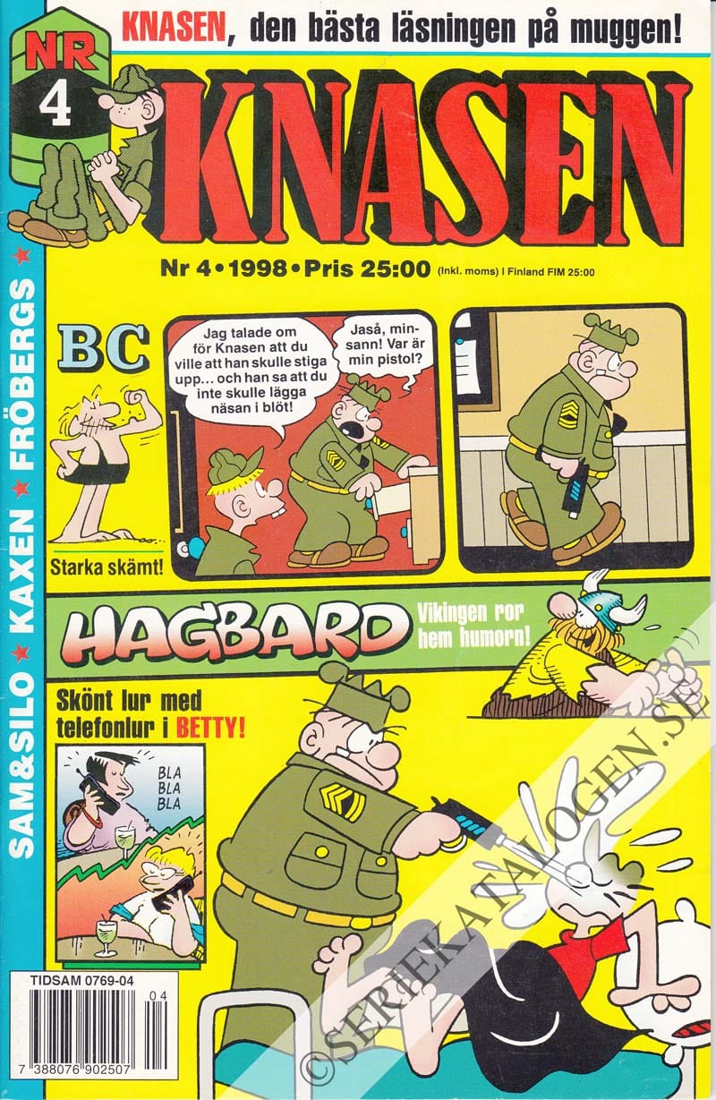 Framsida på Knasen #4 (1998)