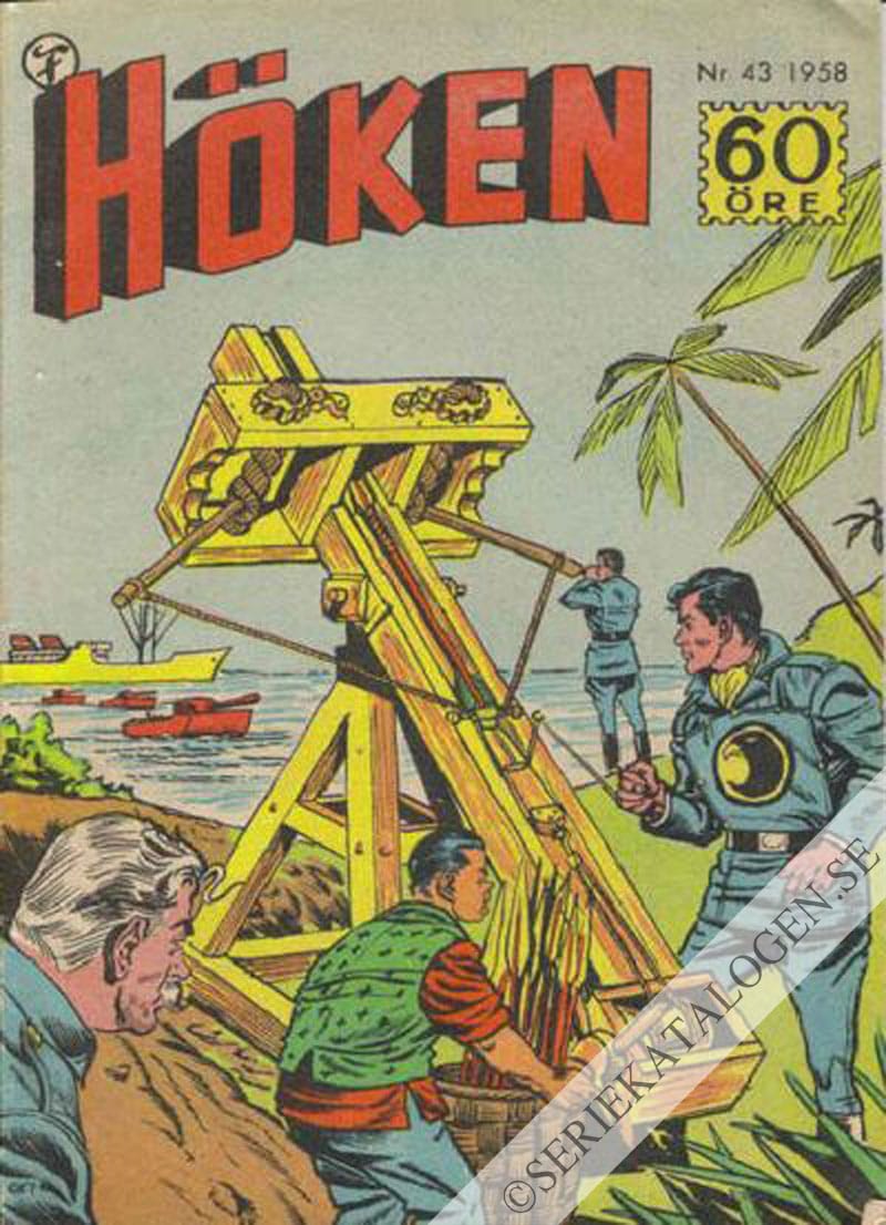 Framsida på Höken #43 (1958)
