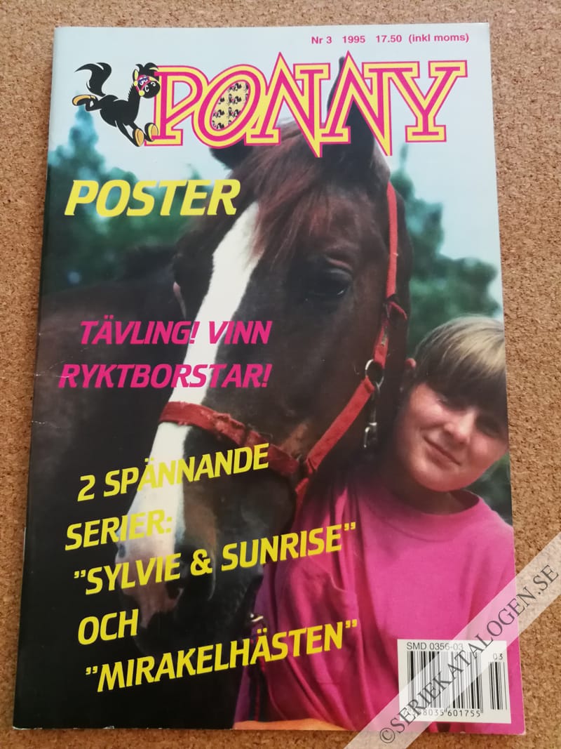 Framsida på Ponny-magasinet #3 (1995)