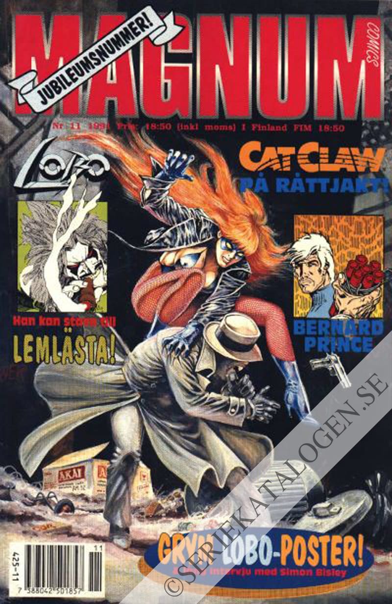 Framsida på Magnum comics #11 (1991)