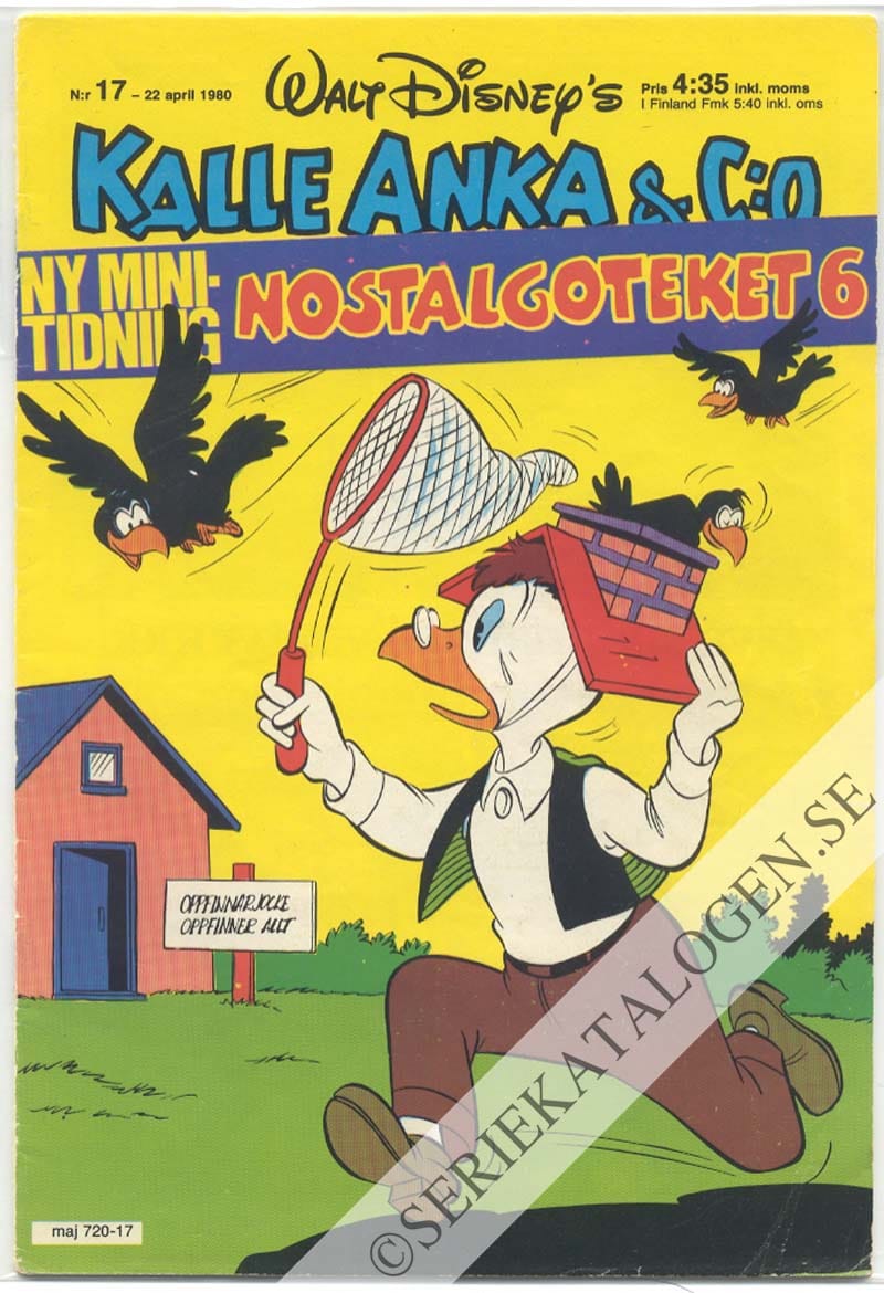 Framsida på Kalle Anka & C:o #17 (1980)