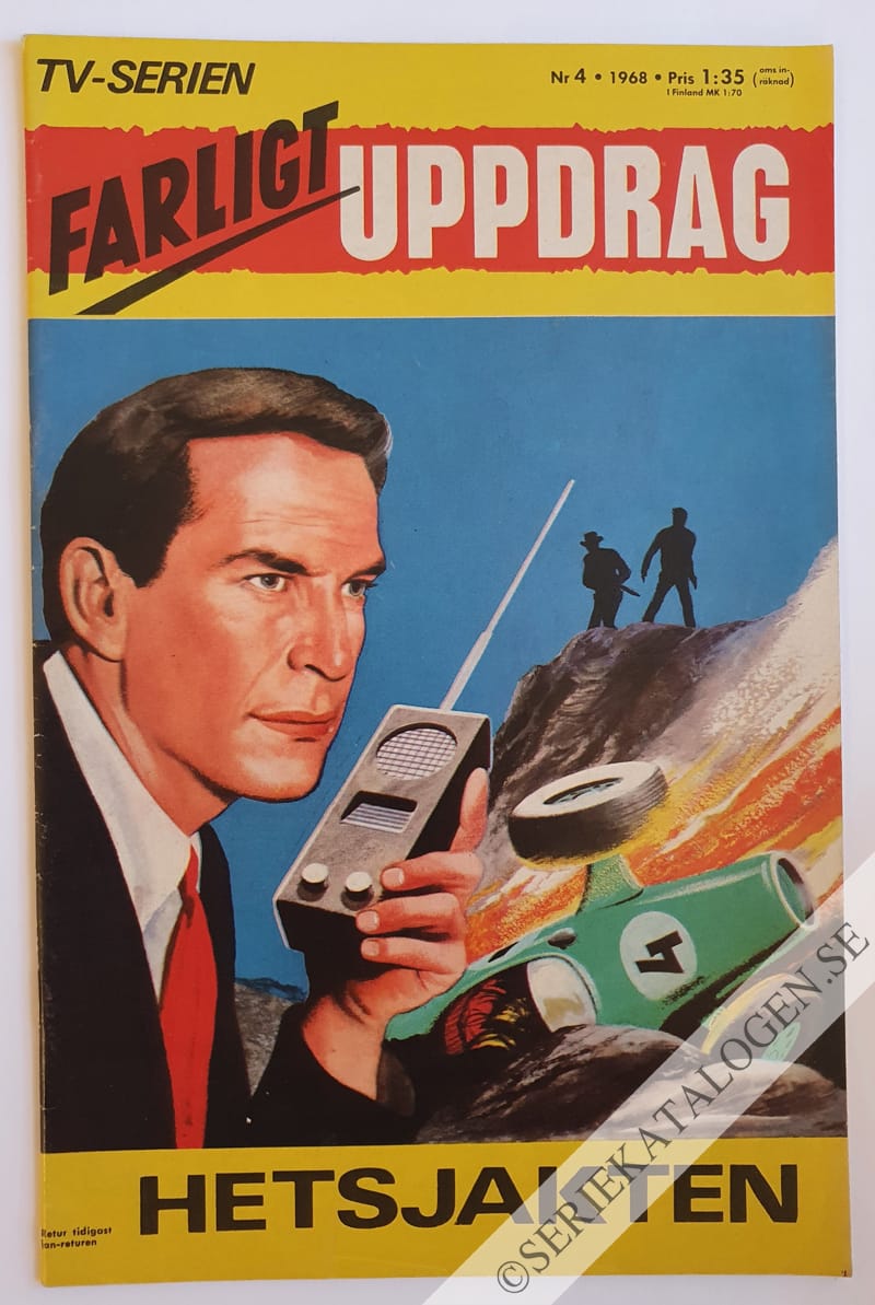 Framsida på Farligt uppdrag #4 (1968)