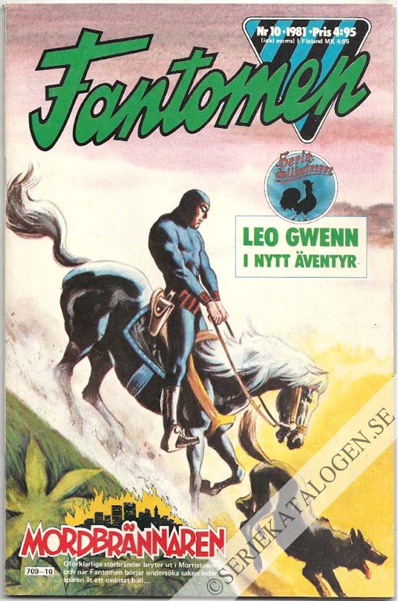 Framsida på Fantomen #10 (1981)