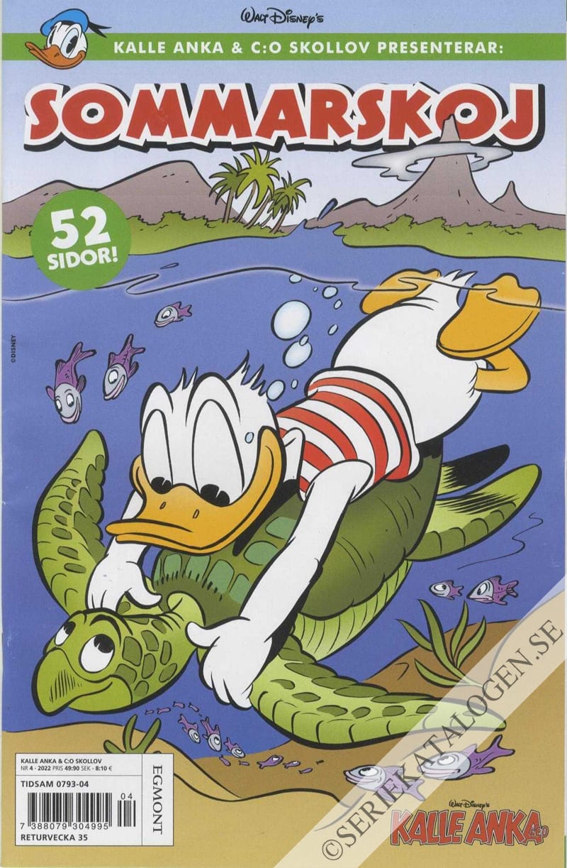 Framsida på Kalle Anka & C:o - Skollov #4 - Kalle Anka & C:o skollov presenterar: Sommarskoj (2022)