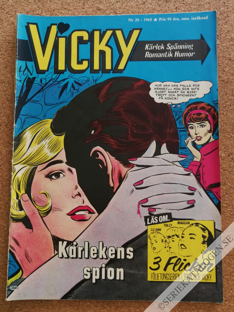 Framsida på Vicky #25 (1965)