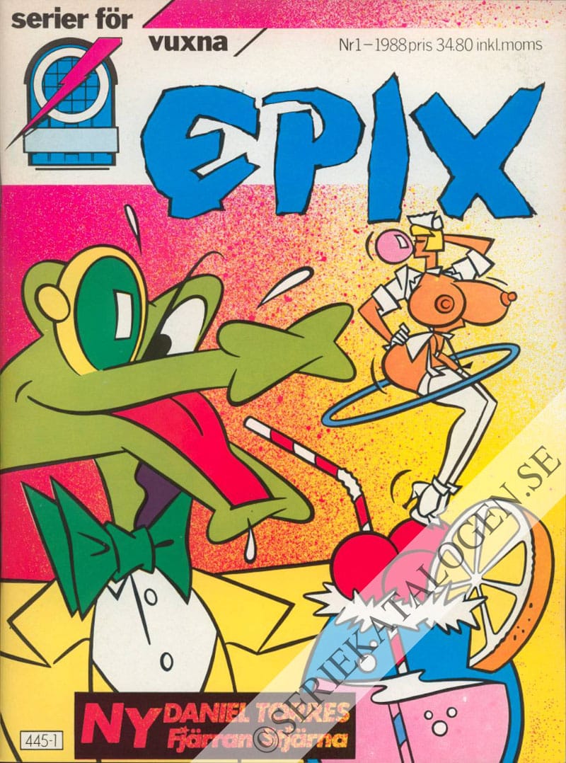 Framsida på Epix #1 (1988)