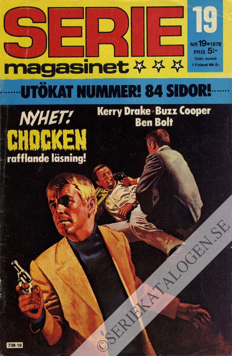Framsida på Seriemagasinet #19 (1978)