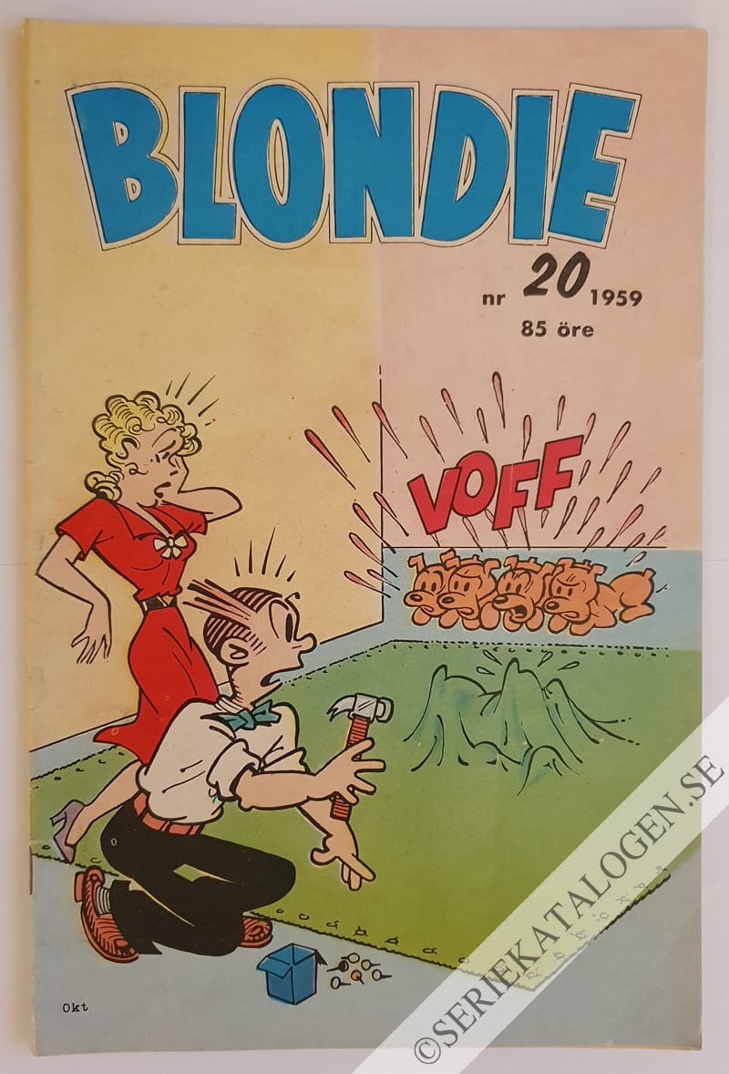Framsida på Blondie #20 (1959)