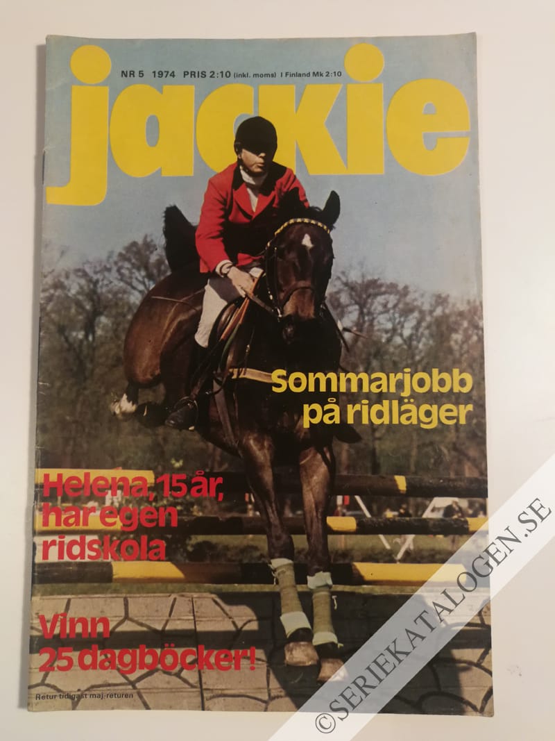 Framsida på Jackie #5 (1974)