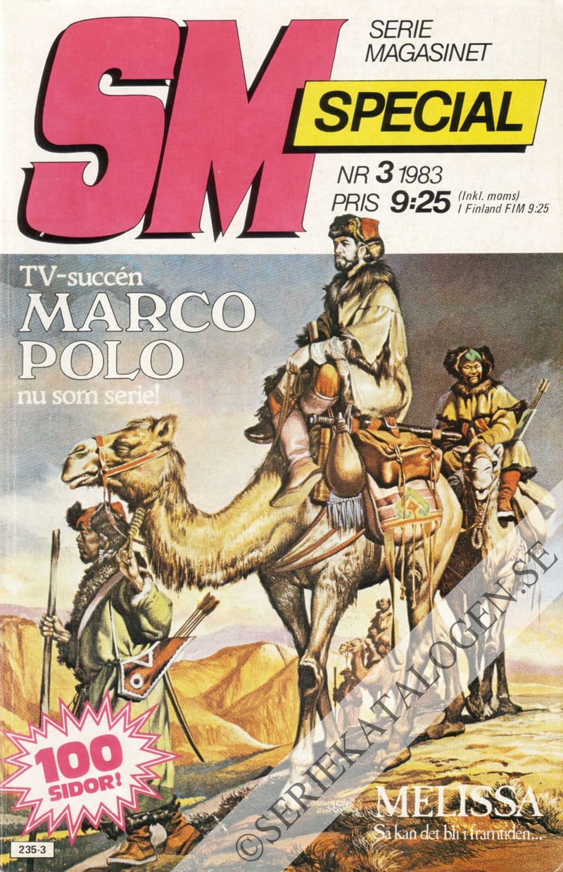 Framsida på Seriemagasinet specialalbum #3 (1983)