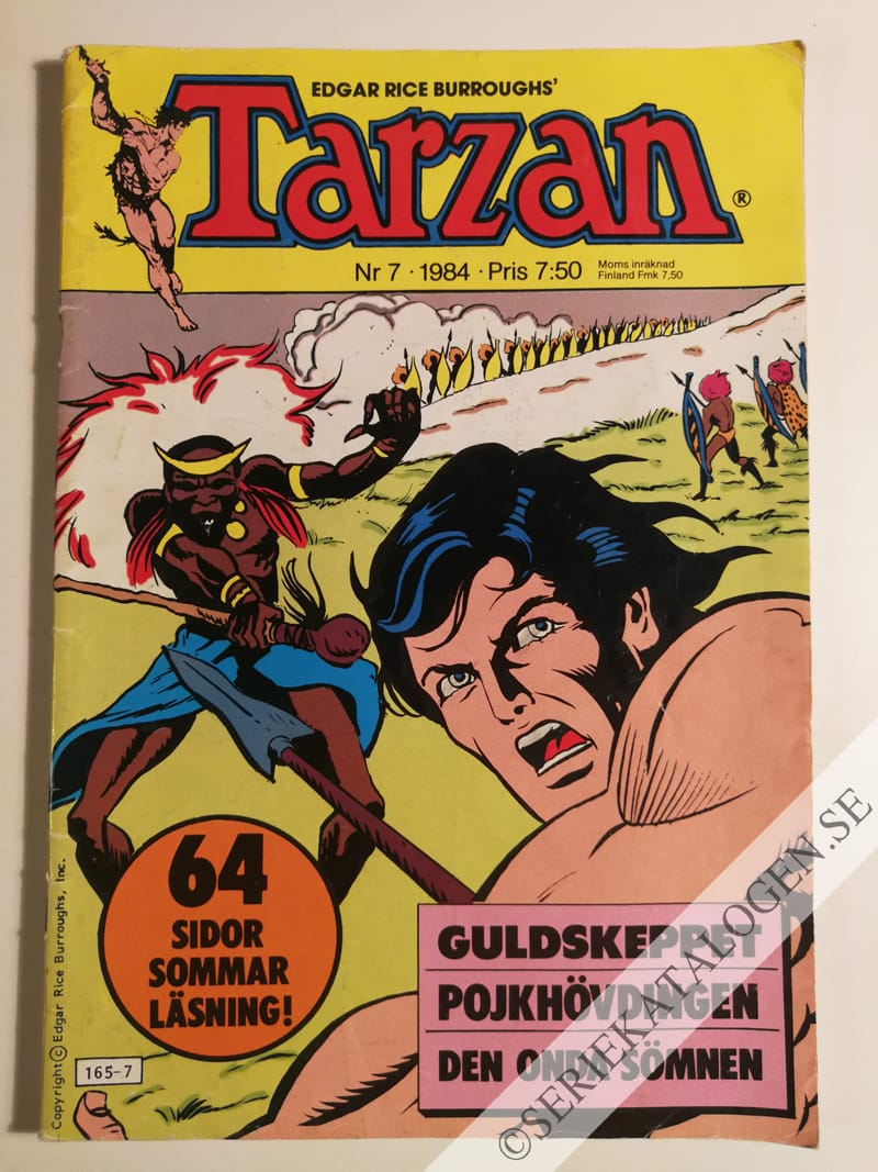 Framsida på Tarzan #7 (1984)