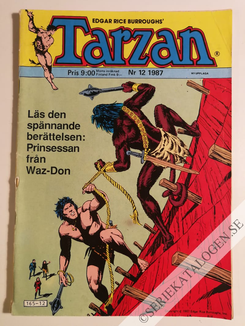 Framsida på Tarzan #12 (1987)