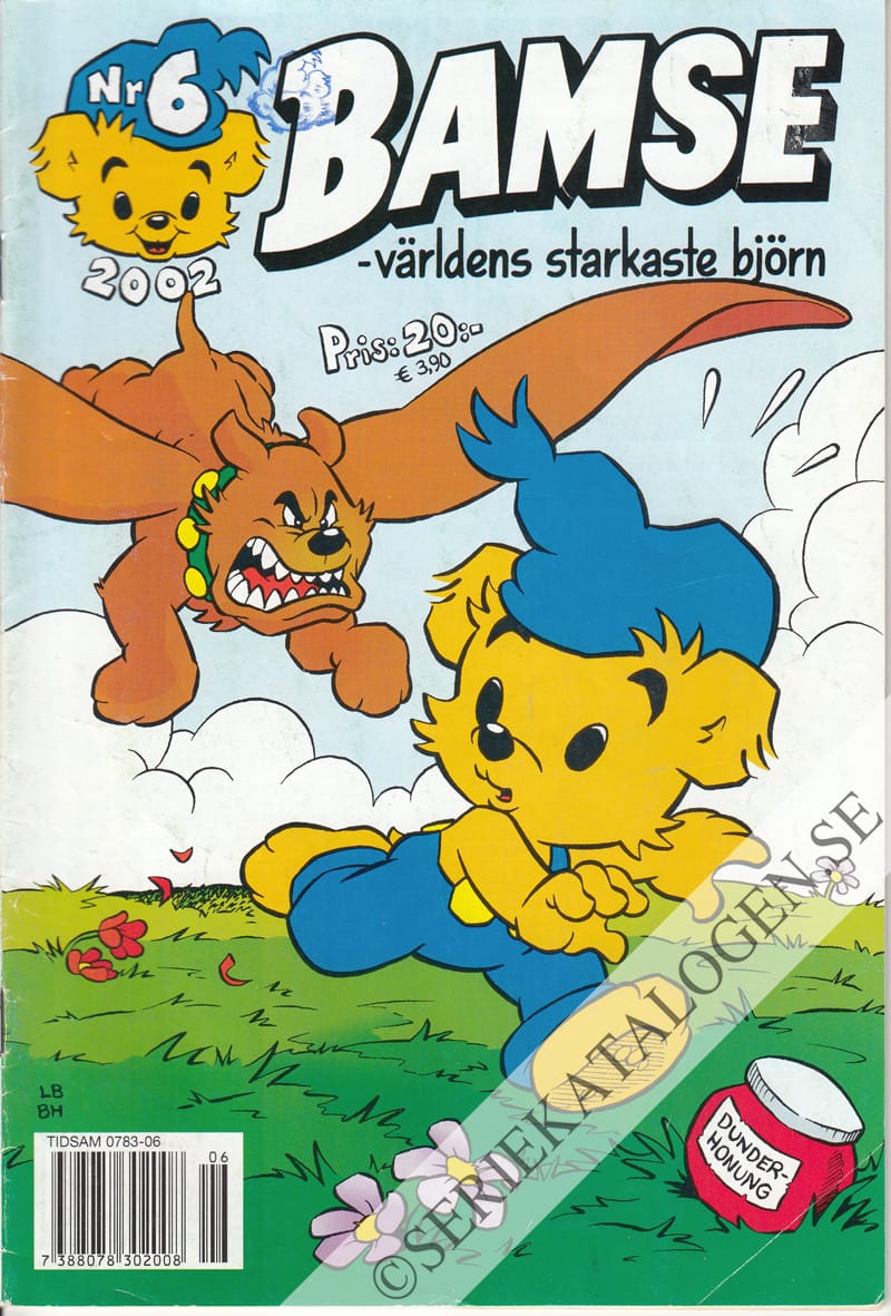 Framsida på Bamse #6 (2002)