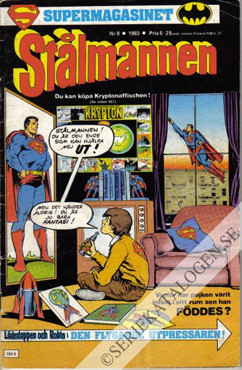 Framsida på Supermagasinet #8 (1983)