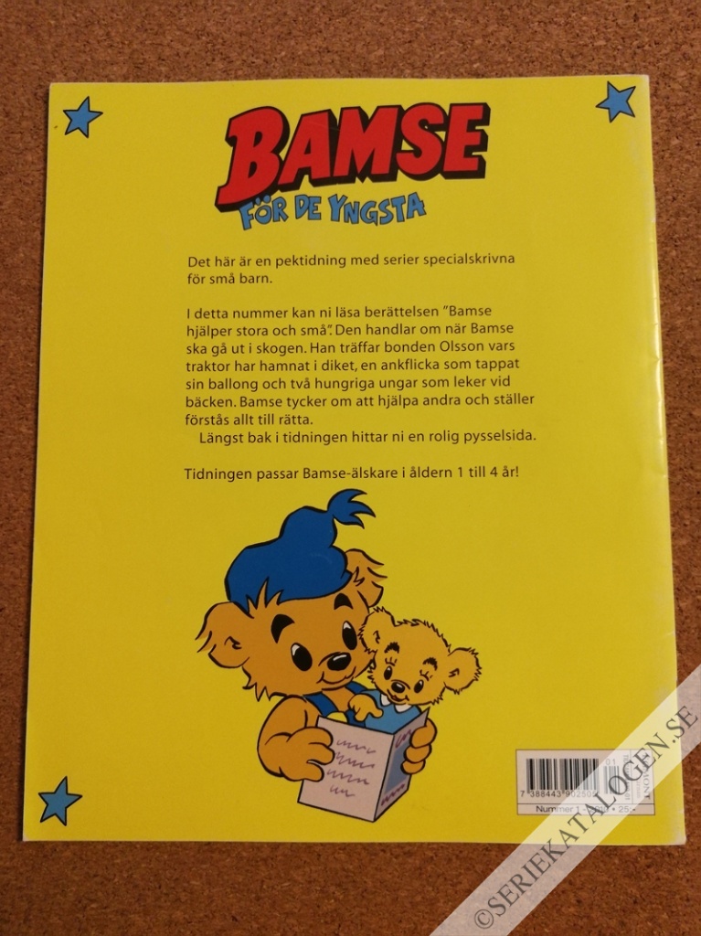 Baksida på Bamse hjälper stora och små (2010)