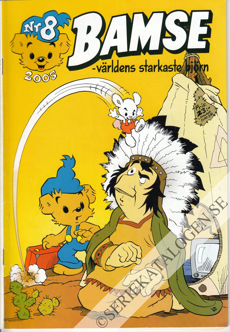Framsida på Bamse #8 (2005)