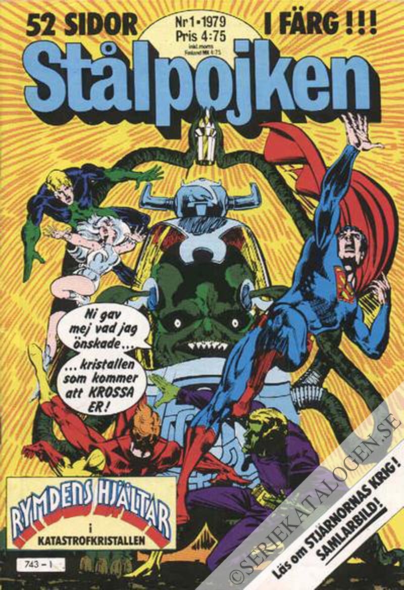 Framsida på Stålpojken #1 (1979)