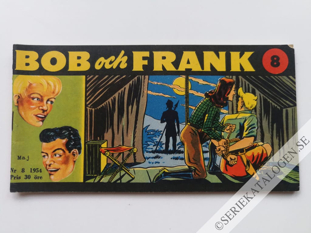 Framsida på Bob och Frank #8 (1954)