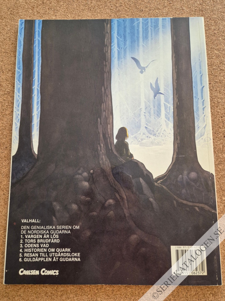Baksida på Guldäpplen åt gudarna (1991)