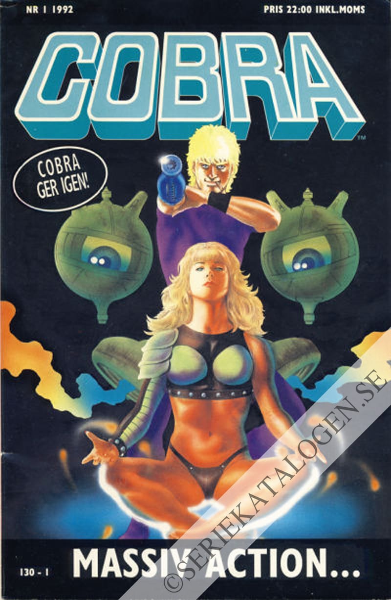 Framsida på Cobra #1 (1992)