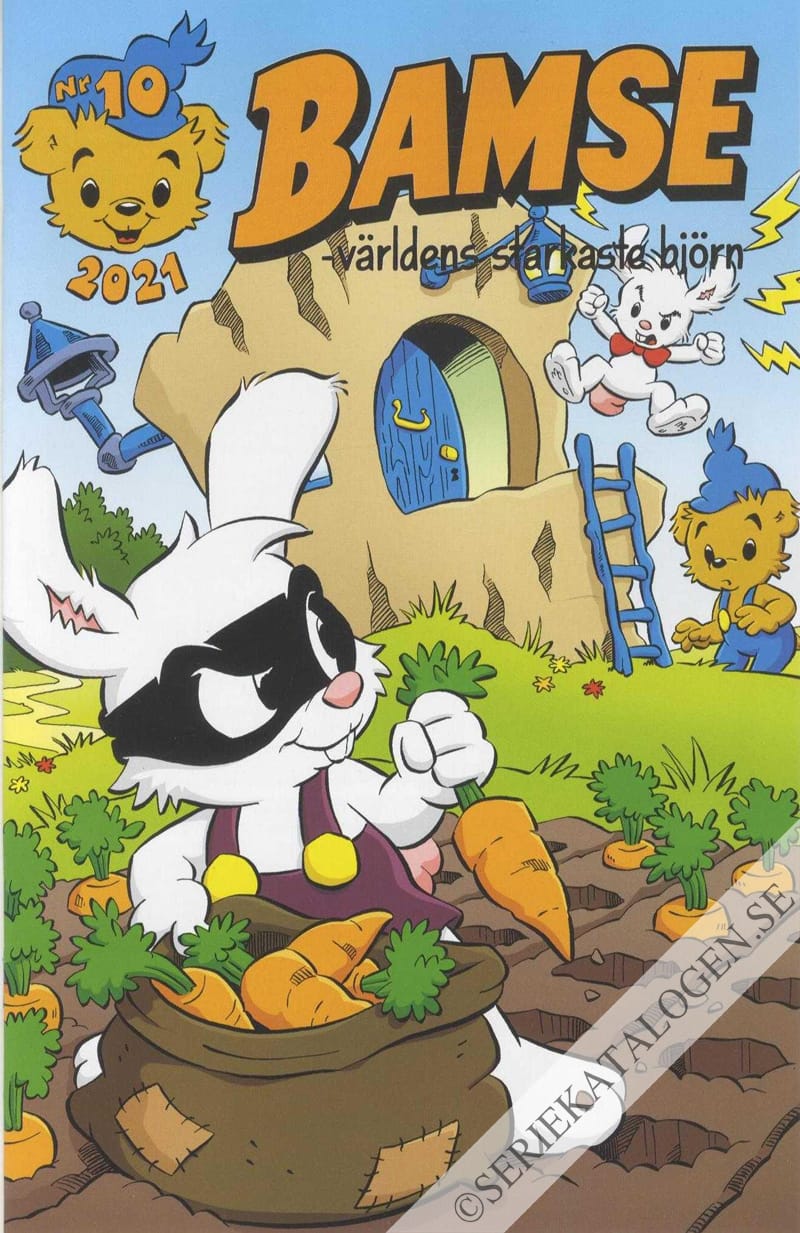 Framsida på Bamse #10 (2021)