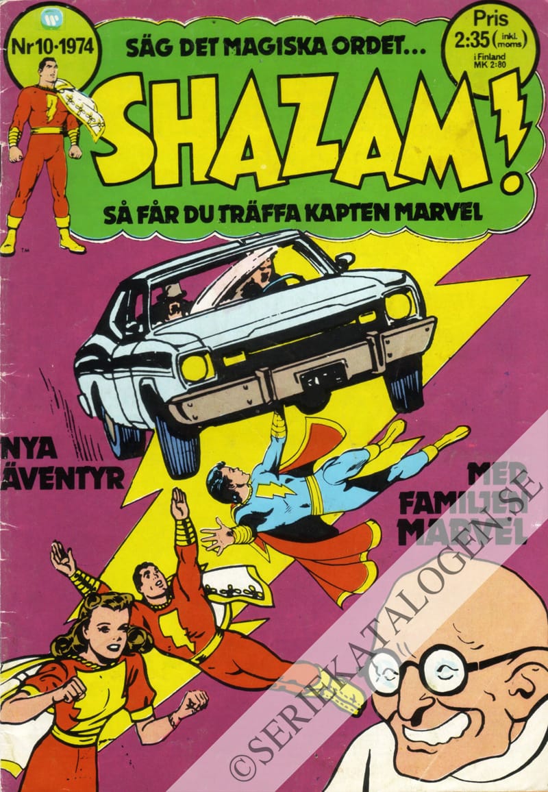 Framsida på SHAZAM! #10 (1974)